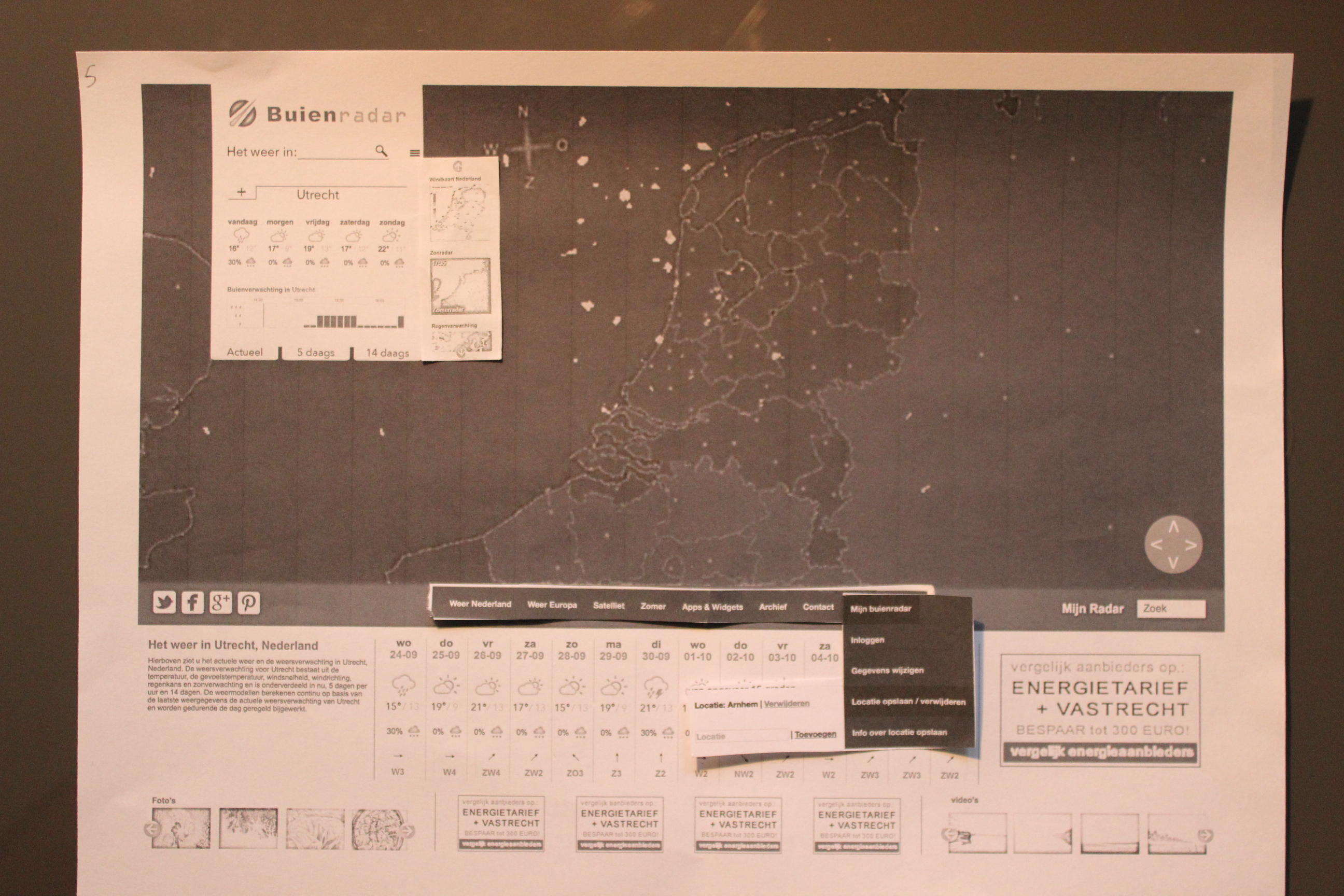 Paper prototype